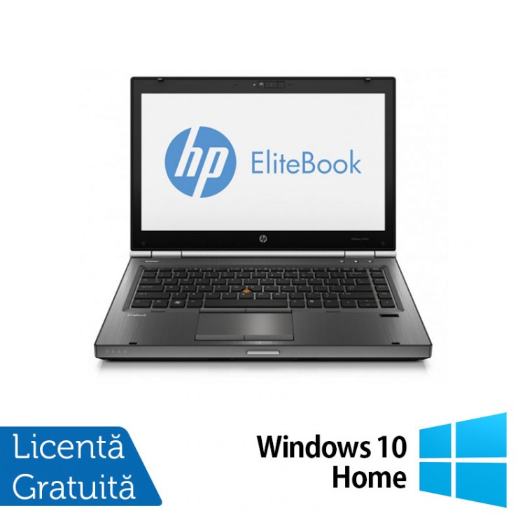 Laptop Refurbished HP EliteBook 8470p, Intel Core i5-3210M 2.50 GHz, 8GB DDR 3, 500GB SATA, DVD-RW, 14 inch LED + Windows 10 Home