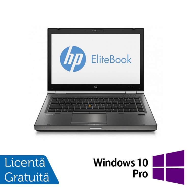 Laptop Refurbished HP EliteBook 8470p, Intel Core i5-3210M 2.50 GHz, 8GB DDR 3, 500GB SATA, DVD-RW, 14 inch LED + Windows 10 Pro