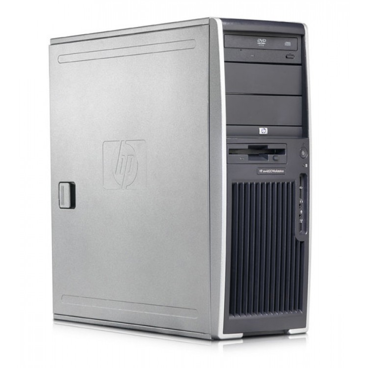 Workstation HP XW6200, 2 x XEON 3.2 GHz, 2GB DDR2 ECC, 40GB SATA, DVD-ROM, NVIDIA QUADRO NVS 440