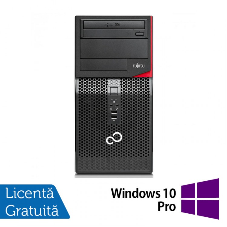 Calculator FUJITSU SIEMENS P410, Intel Core i3-3220 3.30GHz, 8GB DDR3, 500GB SATA, DVD-RW + Windows 10 Pro