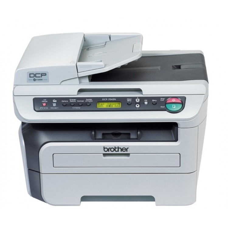 Multifunctionala Laser Monocrom BROTHER DCP-7045N, 22 ppm, 600 x 600, USB, Retea