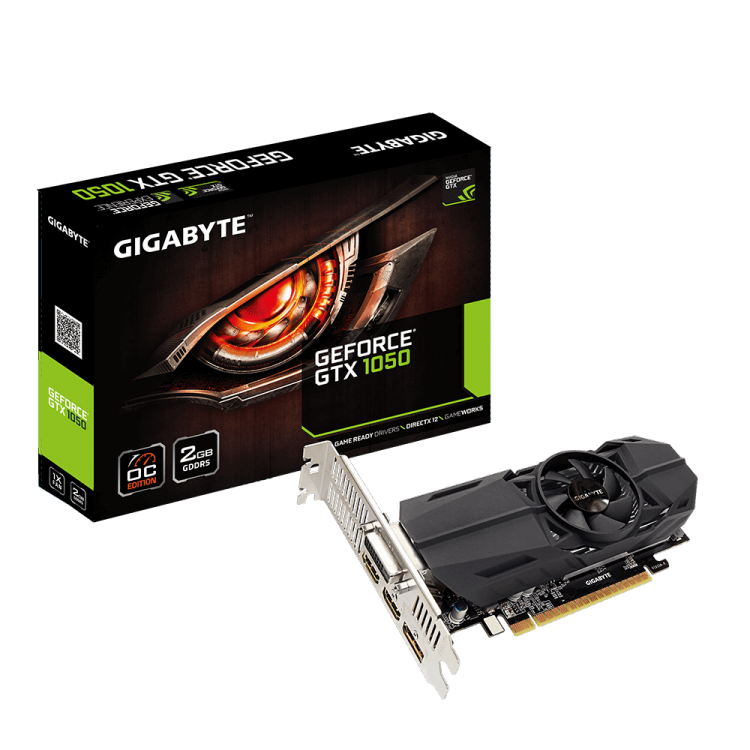 Placa video GIGABYTE GeForce GTX 1050 OC, Low Profile, 3GB GGDDR5, 96-bit