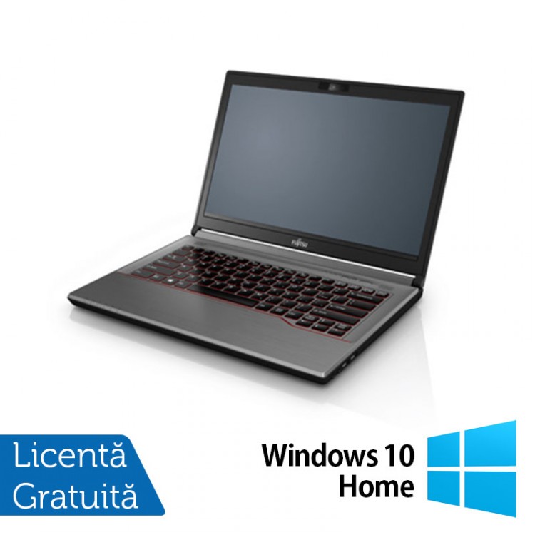 Laptop Refurbished Fujitsu Lifebook E744, Intel Core i7-4702MQ 2.20GHz, 8GB DDR3, 320GB SATA, 14 Inch + Windows 10 Home