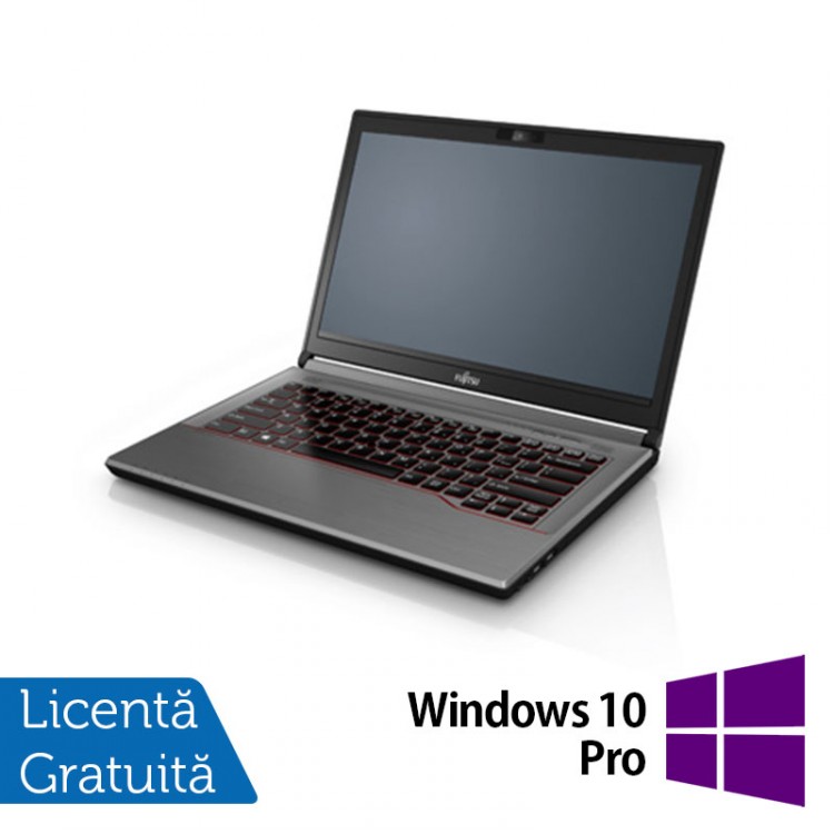 Laptop Refurbished Fujitsu Lifebook E744, Intel Core i7-4702MQ 2.20GHz, 8GB DDR3, 320GB SATA, 14 Inch + Windows 10 Pro