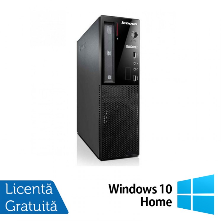 Calculator Lenovo Thinkcentre E73 Desktop, Intel Core i5-4430s 2.70GHz, 4GB DDR3, 500GB SATA, DVD-ROM + Windows 10 Home