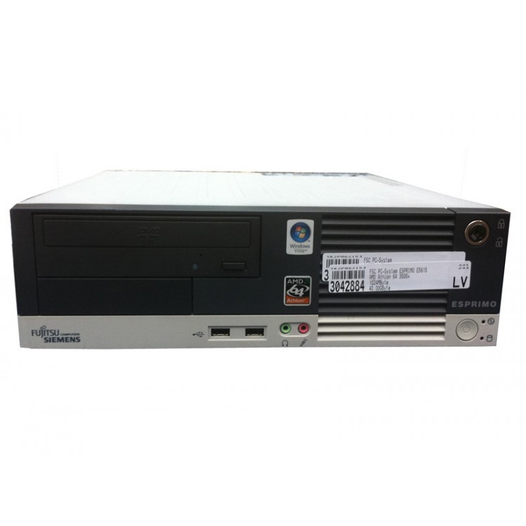 Calculator Fujitsu Esprimo E5615 SFF, Athlon 64 3800+ 2.40GHz, 2GB DDR2, 160GB SATA, DVD-ROM