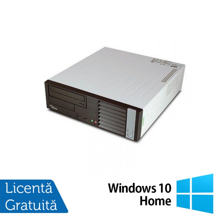 Calculator FUJITSU SIEMENS E5625 Desktop, AMD Athlon Dual Core 64 x2 5600B 2.90 GHz, 4GB DDR2, 160GB SATA, DVD-RW + Windows 10 Home
