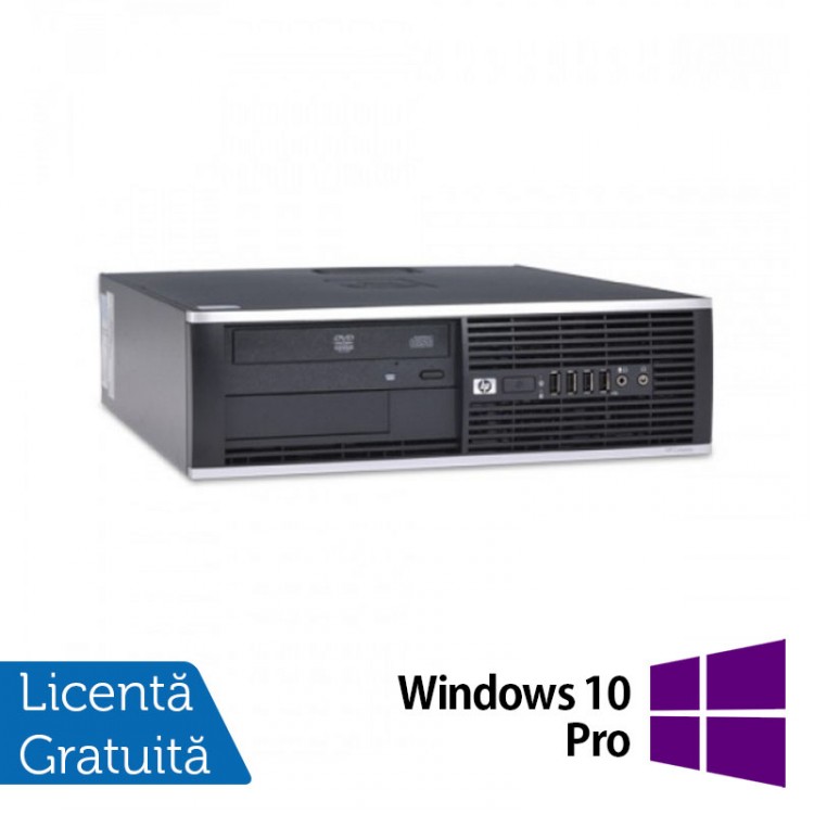 Calculator HP 6000 Pro Desktop, Intel Celeron Dual Core E3400 2.60GHz, 4GB DDR3, 250GB SATA, DVD-ROM + Windows 10 Pro