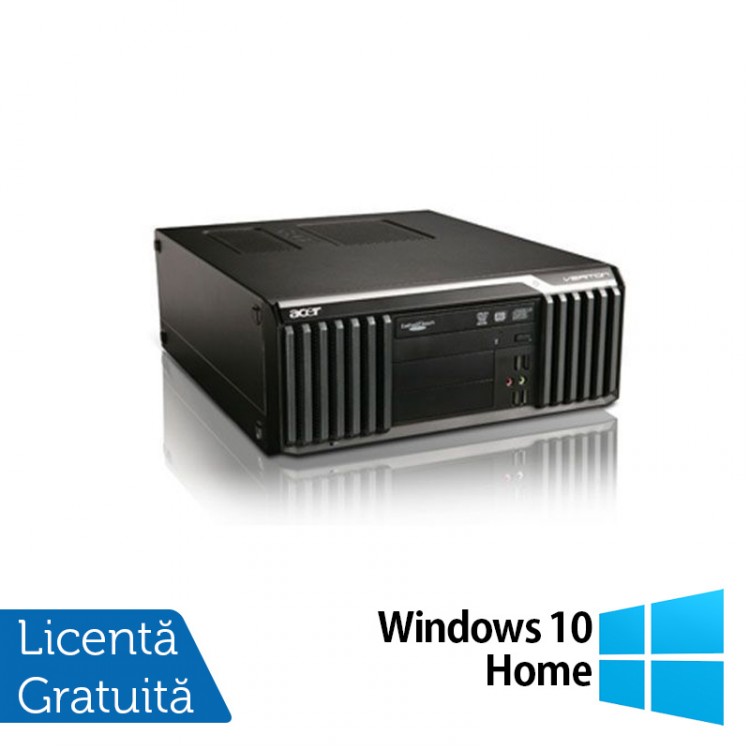 Calculator Acer Veriton S6610G, Intel Core i7-2600 3.40 GHz, 4GB DDR3, 500GB SATA, Placa video Nvidia Geforce GT 210 512MB, DVD-RW + Windows 10 Home
