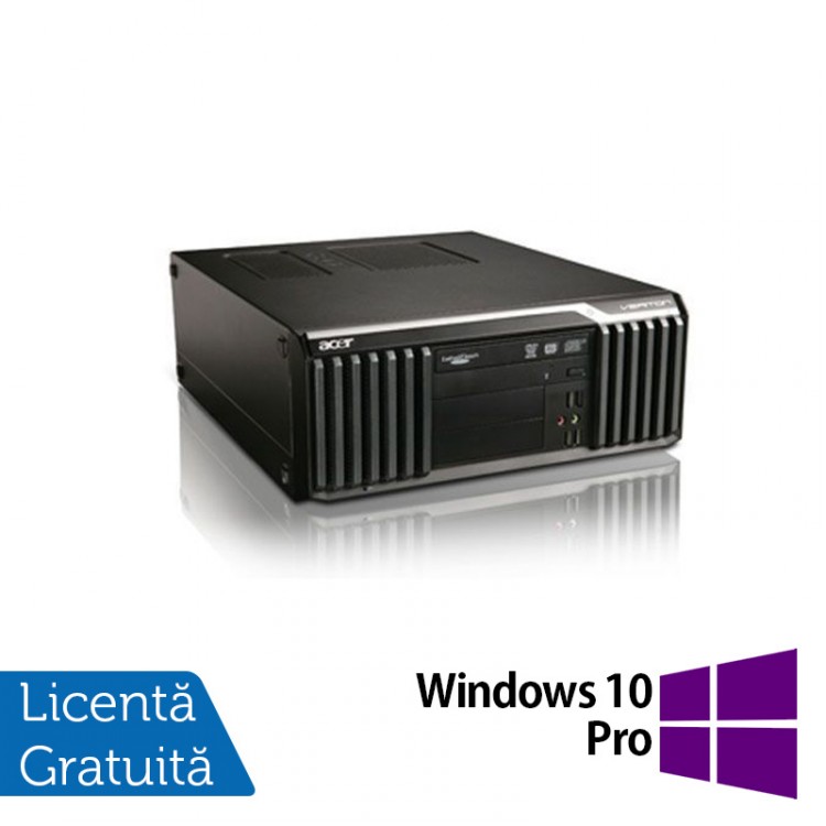 Calculator Acer Veriton S6610G, Intel Core i7-2600 3.40 GHz, 4GB DDR3, 500GB SATA, Placa video Nvidia Geforce GT 210 512MB, DVD-RW + Windows 10 Pro