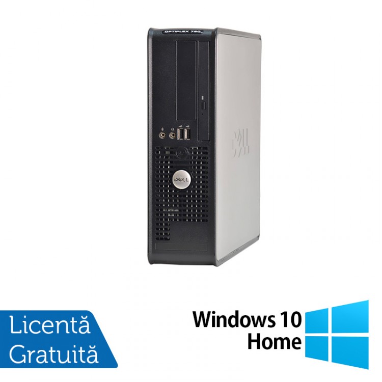 Calculator Dell 780 Desktop, Intel Pentium E5300 2.60GHz, 4GB DDR3, 320GB SATA, DVD-ROM + Windows 10 Home