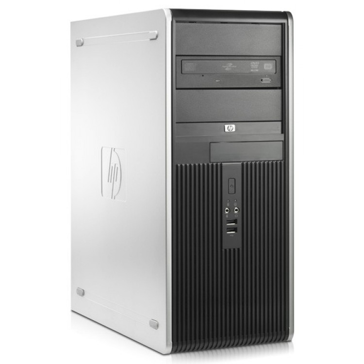 Calculator HP DC7800 Tower, Intel Core 2 Quad Q6600 2.40GHz, 4GB DDR2, 160GB SATA, DVD-ROM