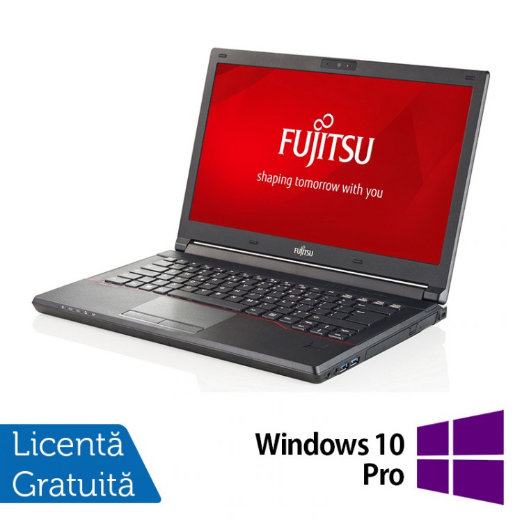 Laptop FUJITSU SIEMENS Lifebook E544, Intel Core i3-4000M 2.40GHz, 4GB DDR3, 500GB HDD, 14 Inch + Windows 10 Pro
