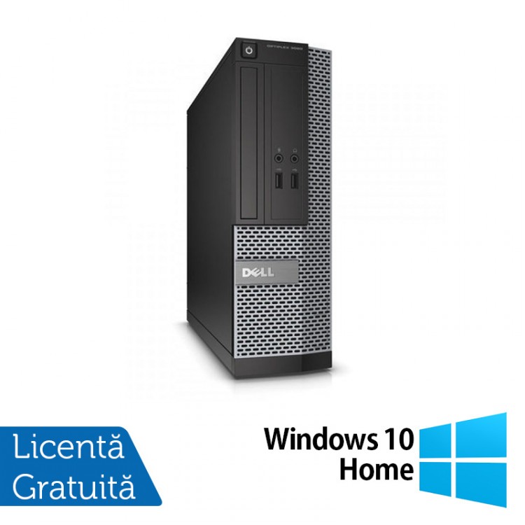 Calculator DELL Optiplex 3020 SFF, Intel Core i5-4570s 2.90 GHz, 4GB DDR3, 500GB SATA, DVD-ROM + Windows 10 Home