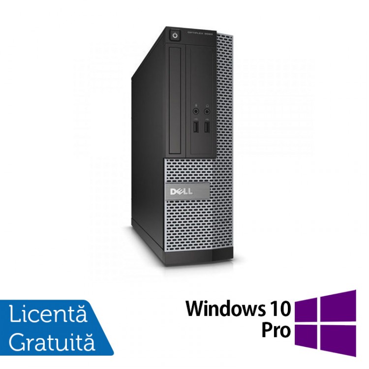 Calculator DELL Optiplex 3020 SFF, Intel Core i5-4570s 2.90 GHz, 4GB DDR3, 500GB SATA, DVD-ROM + Windows 10 Pro