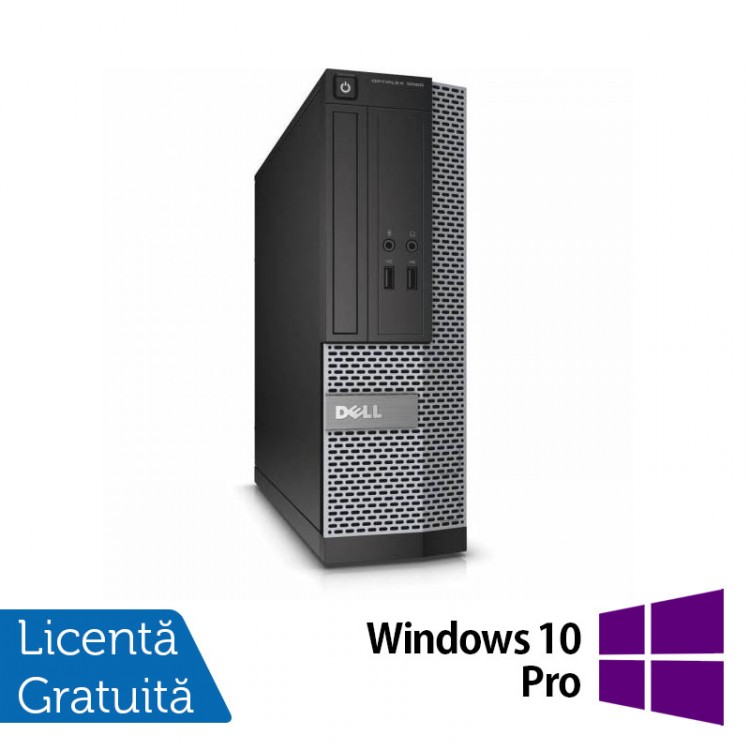 Calculator DELL Optiplex 3020 SFF, Intel Core i5-4570s 2.90 GHz, 8GB DDR3, 500GB SATA, DVD-ROM + Windows 10 Pro