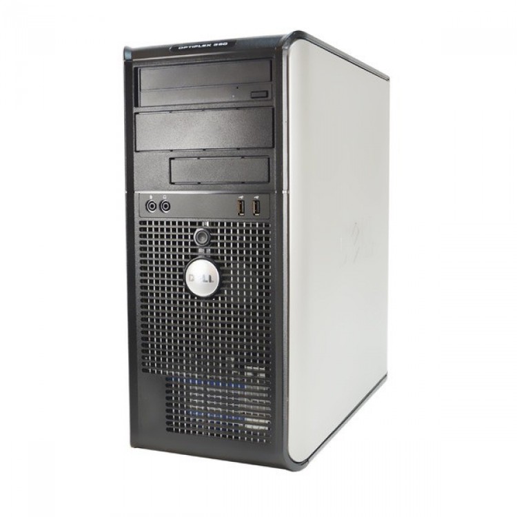Calculator DELL OptiPlex 360 Tower, Intel Pentium Dual Core E5500, 2.80GHz, 2GB DDR2, 160GB SATA, DVD-RW