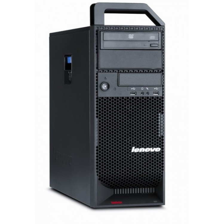 Workstation Lenovo ThinkStation S20 Tower, Intel Xeon Hexa Core X5650 2.66Ghz-3,06GHz, 8GB DDR3, SSD 120GB + 1TB HDD, AMD Radeon HD 8570/1GB, DVD-RW