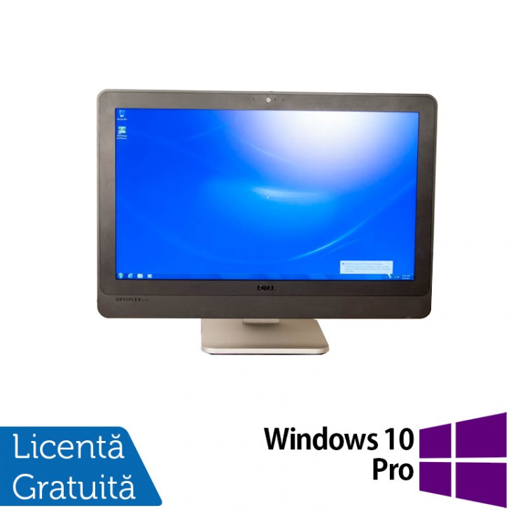 All In One DELL 9010 23 inch, Intel Core i5-3570s 3.10GHz, 4GB DDR3, 250GB SATA, DVD-RW + Windows 10 Pro