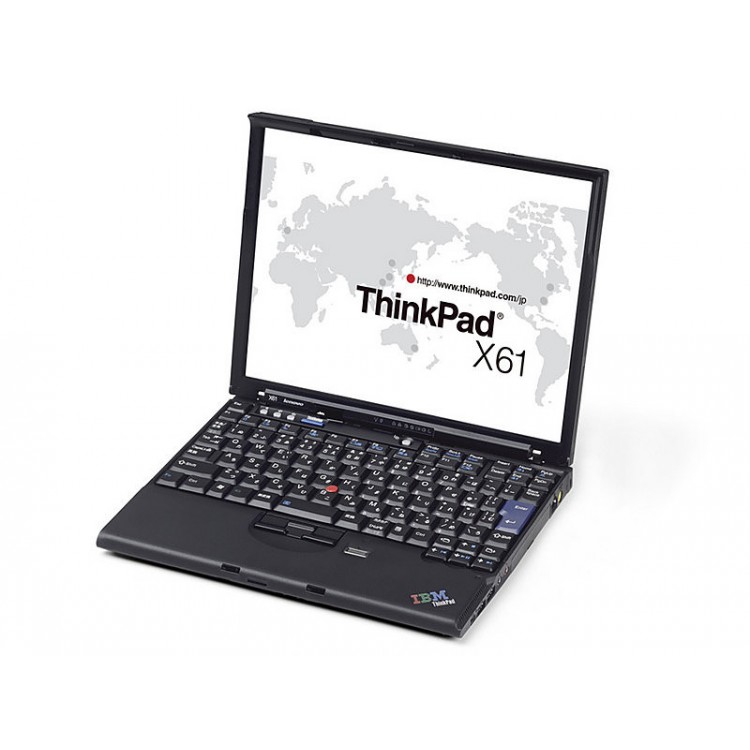 Laptop Lenovo ThinkPad X61, Intel Core 2 Duo T7100 1.6GHz, 4GB DDR2. 100GB SATA, 12 inch