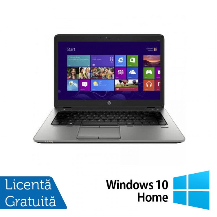 Laptop HP Elitebook 840 G2, Intel Core i5-5200U 2.20GHz, 8GB DDR3, 120GB SSD + Windows 10 Home
