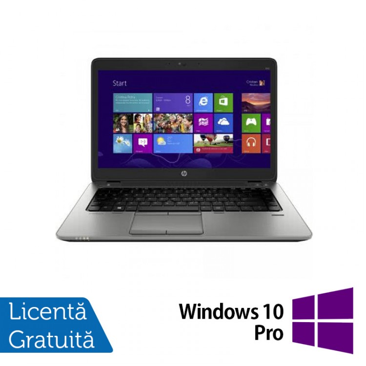 Laptop HP Elitebook 840 G2, Intel Core i5-5200U 2.20GHz, 8GB DDR3, 120GB SSD + Windows 10 Pro