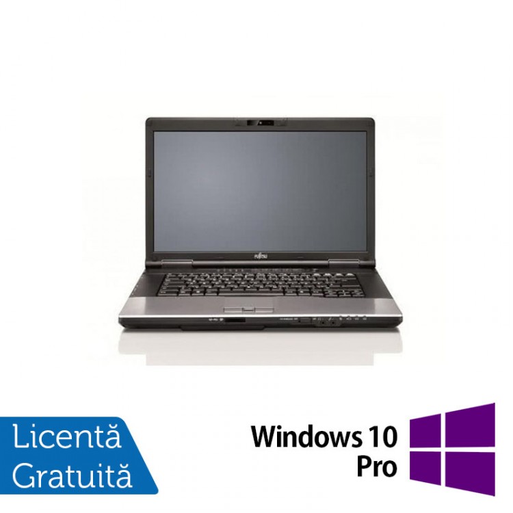 Laptop FUJITSU SIEMENS Lifebook S752, Intel Core i3-3120M 2.50GHz, 4GB DDR3, 320GB SATA, DVD-RW + Windows 10 Pro