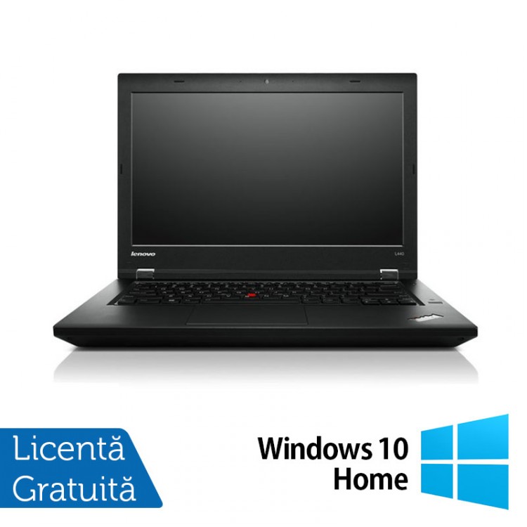 Laptop LENOVO ThinkPad L440, Intel Core i5-4300M 2.6GHz, 8GB DDR3, 320GB SATA, 14 Inch + Windows 10 Home