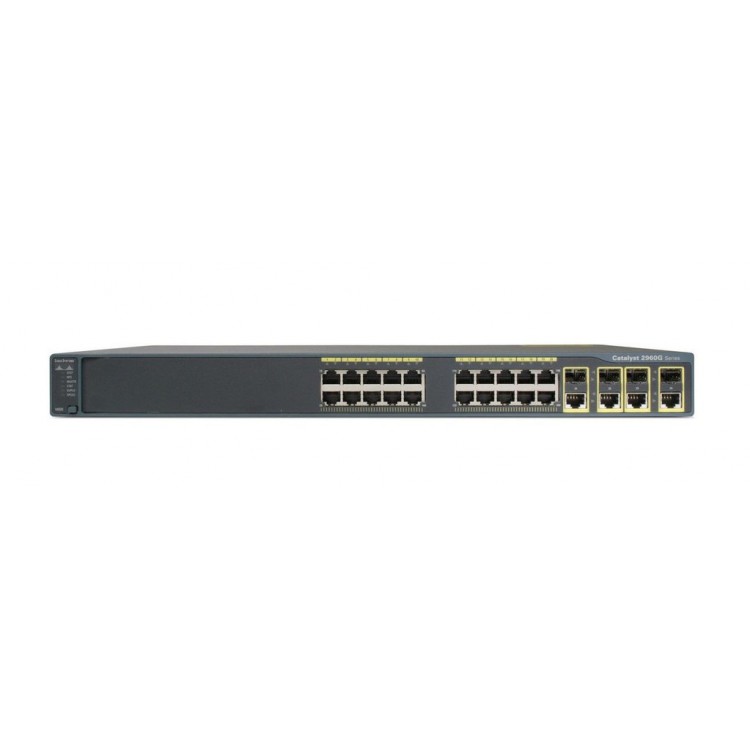 Switch Cisco WS-2960G-24TC-L, 24 porturi Rj-45 10/100/1000