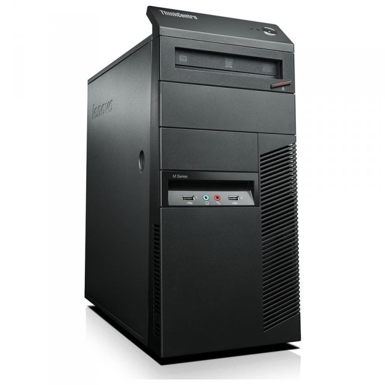 Calculator Lenovo Thinkcentre M91p Tower, Intel Core i7-2600 3.4GHz, 4GB DDR3, 120GB SSD, DVD-RW