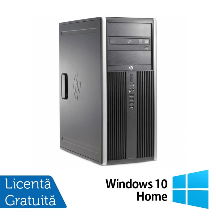 Calculator HP 6200 Pro Tower, Intel Core i7-2600 3.40GHz, 4GB DDR3, 320GB SATA, DVD-RW + Windows 10 Home
