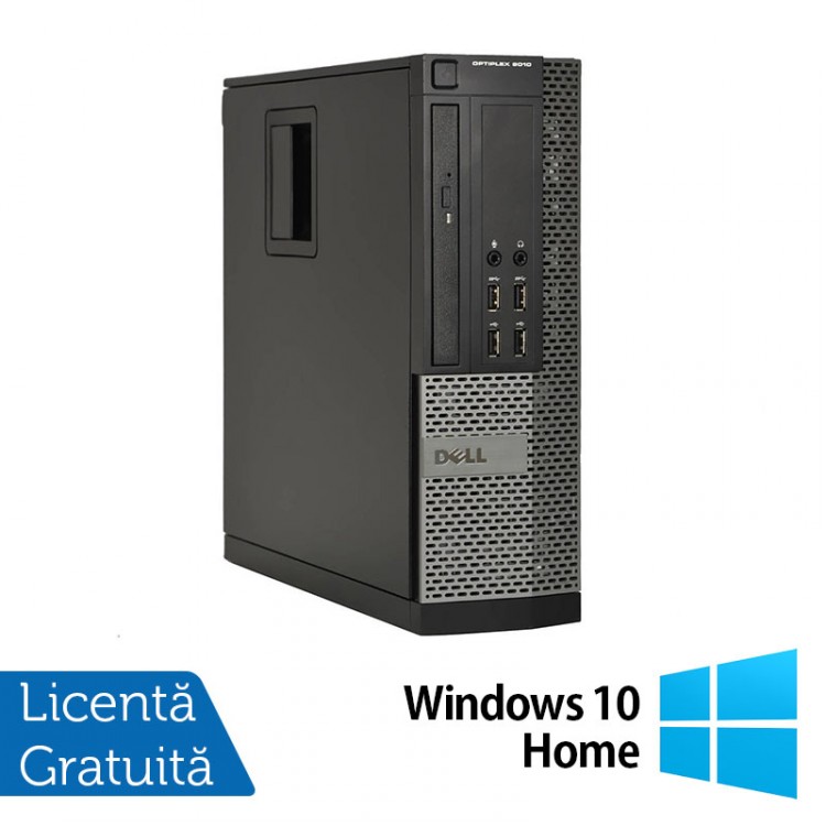 Calculator Dell OptiPlex 9010 SFF, Intel Core i3-3220 3.30GHz, 4GB DDR3, 250GB SATA, DVD-ROM + Windows 10 Home