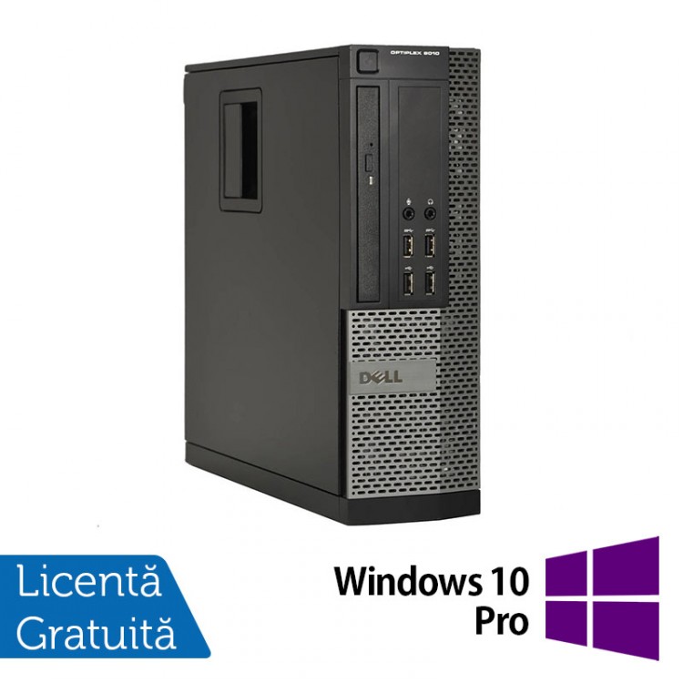 Calculator Dell OptiPlex 9010 SFF, Intel Core i3-3220 3.30GHz, 4GB DDR3, 250GB SATA, DVD-ROM + Windows 10 Pro