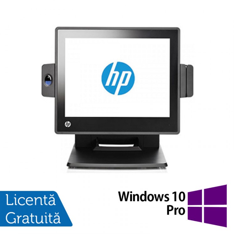 Sistem POS HP RP7 7800, Procesor Intel G540 2.50GHz, 2GB DDR3, 320GB SATA + Windows 10 Pro
