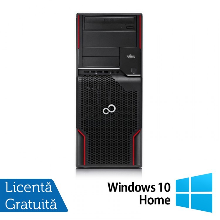 Workstation FUJITSU CELSIUS W510, Intel Core i5-2400S 2.5GHz, 8GB DDR3, 1TB SATA, Placa video Nvidia GT605/1GB, DVD-ROM + Windows 10 Home