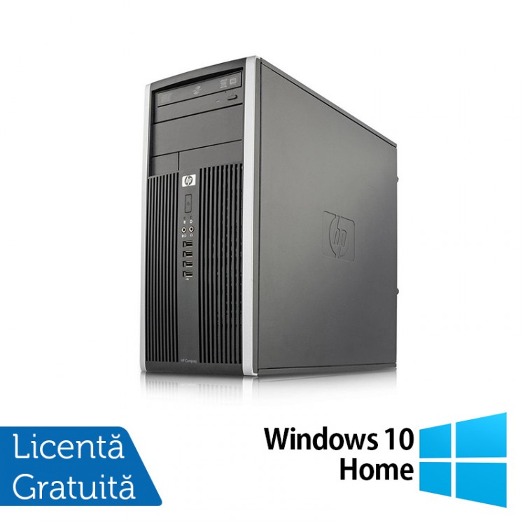 Calculator HP 6000 Tower, Intel Pentium E5500 2.80GHz, 4GB DDR3, 250GB SATA, DVD-RW + Windows 10 Home