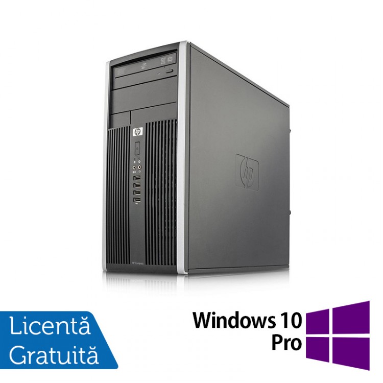 Calculator HP 6000 Tower, Intel Pentium E5500 2.80GHz, 4GB DDR3, 250GB SATA, DVD-RW + Windows 10 Pro