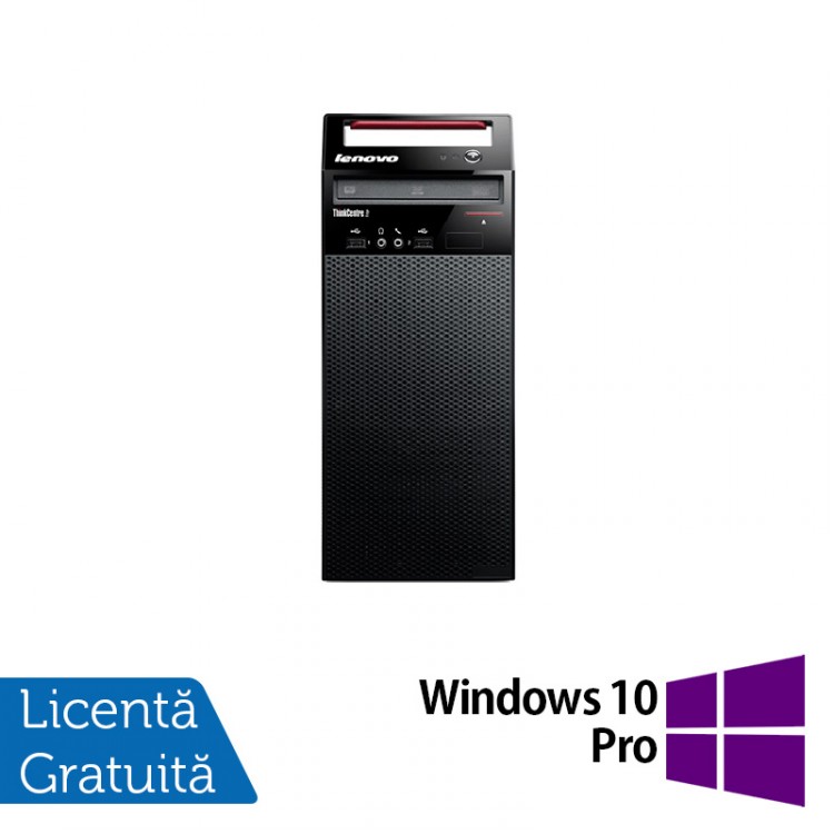 Calculator Lenovo Edge72 Tower, Intel Core i3-3220 3.30GHz, 4GB DDR3, 500GB SATA, DVD-RW + Windows 10 Pro