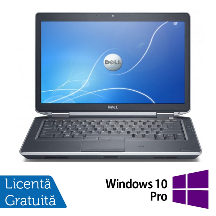 Laptop DELL Latitude E6430, Intel Core i5-3320M 2.60GHz, 16GB DDR3, 240GB SSD, DVD-RW, 14 Inch + Windows 10 Pro