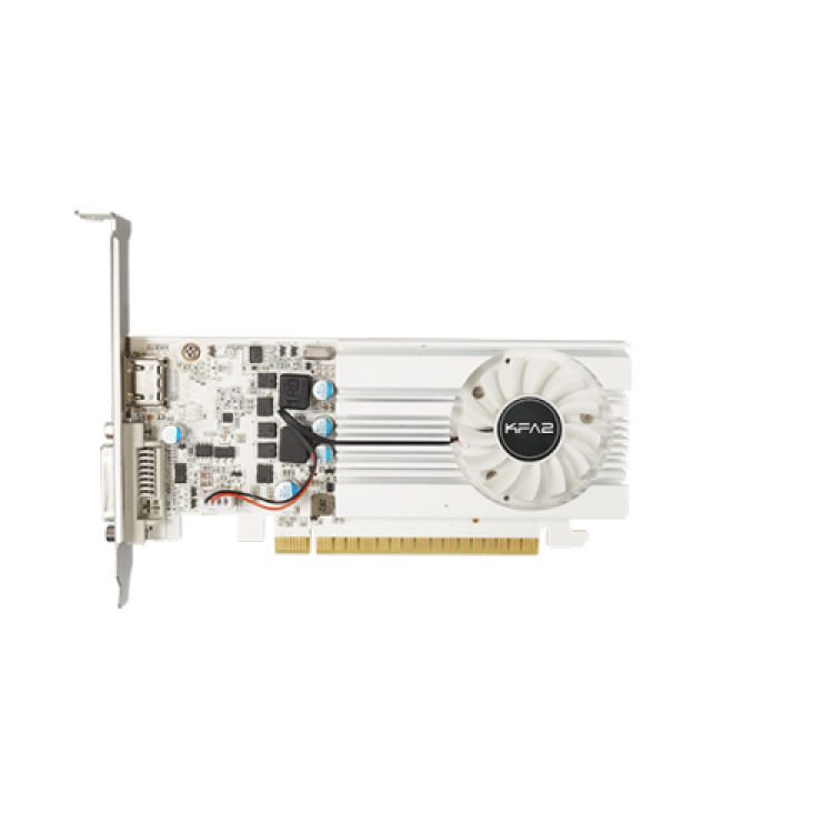 Placa video KFA2 GeForce GT 1030 EX White, 2GB DDR4, HDMI, DVI