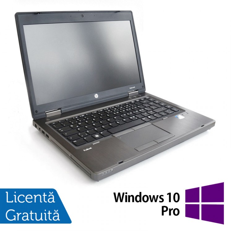 Laptop HP ProBook 6465b, AMD A4-3310MX 2.10GHz, 4GB DDR3, 250GB SATA, DVD-RW + Windows 10 Pro