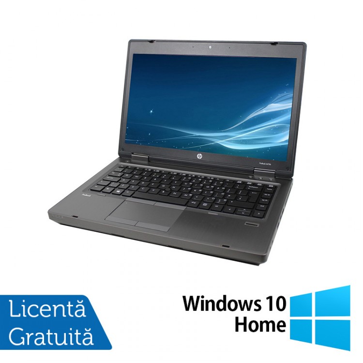 Laptop HP ProBook 6475b, AMD A4-4300M 2.50GHz, 4GB DDR3, 320GB SATA, DVD-RW, 14 Inch + Windows 10 Home