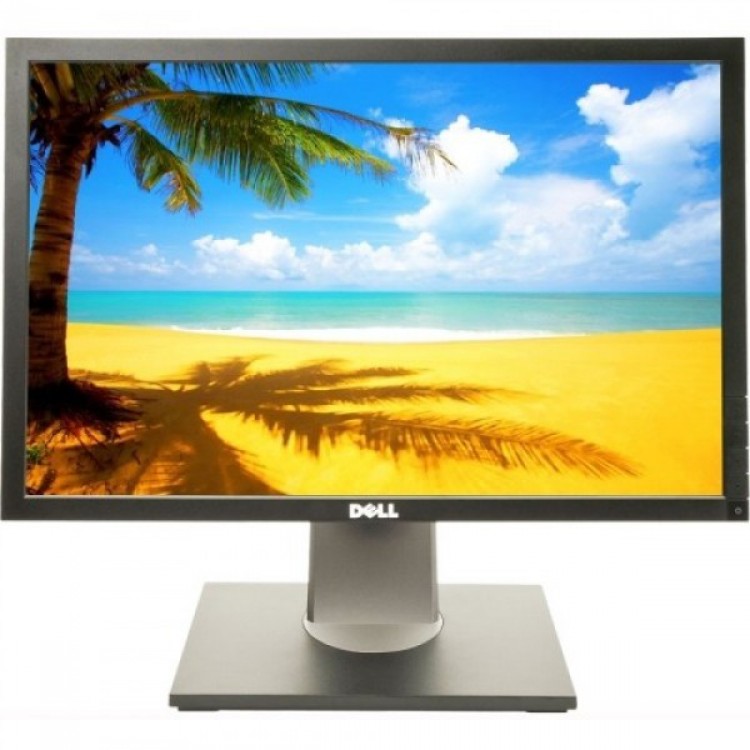 Monitor LCD DELL P1911b Professional, 19 inch, 1440 x 900, VGA, DVI, USB, Grad B, Fara picior