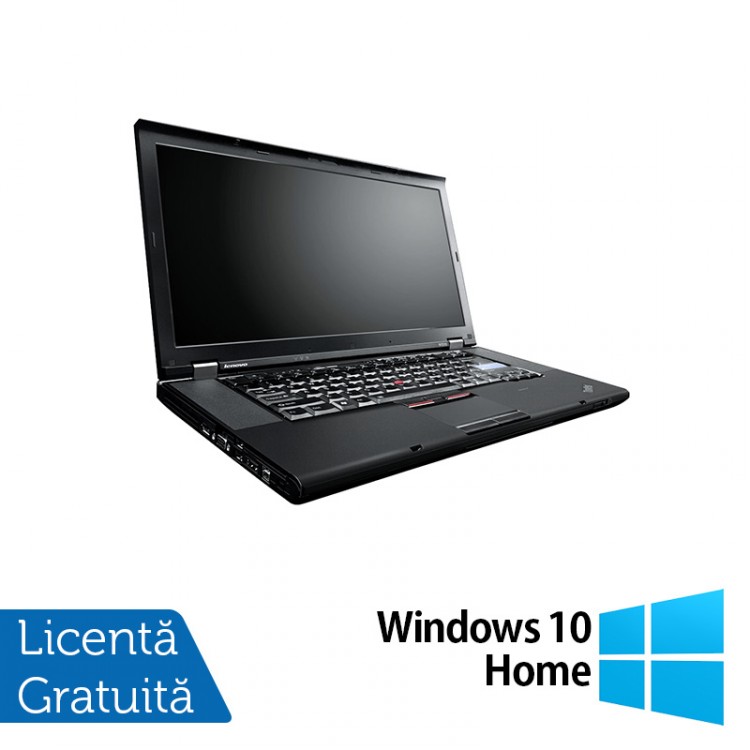 Laptop Lenovo ThinkPad W520, Intel Core i7-2860QM 2.50GHz, 8GB DDR3, 320GB SATA, Nvidia Quadro 1000 2GB, Webcam, 15.6 Inch + Windows 10 Home