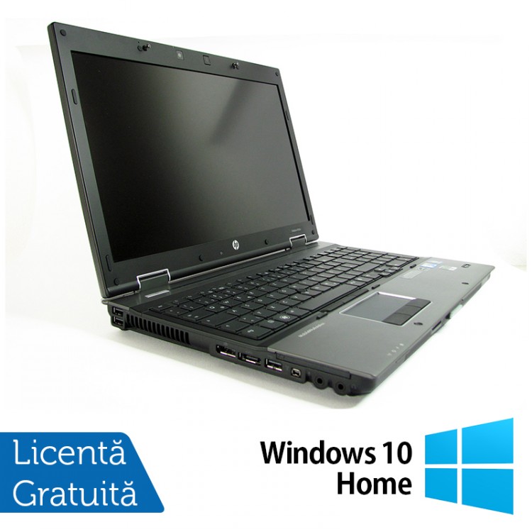 Laptop HP EliteBook 8540w Mobile Workstation, Intel Core i7-820QM 1.73GHz, 8GB DDR3, 320GB SATA, DVD-RW, 15.6 Inch, nVidia FX 880M + Windows 10 Home