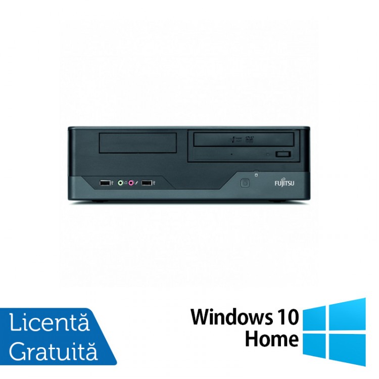 Calculator FUJITSU SIEMENS E3521, Intel Pentium E5800 3.20GHz, 4GB DDR3, 250GB SATA, DVD-RW + Windows 10 Home