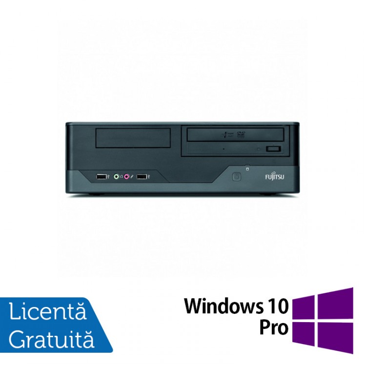 Calculator FUJITSU SIEMENS E3521, Intel Pentium E5800 3.20GHz, 4GB DDR3, 250GB SATA, DVD-RW + Windows 10 Pro