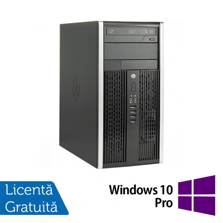 Calculator HP 8200 Elite MT, Intel Core i5-2400 3.10 GHz, 4GB DDR3, 250GB SATA, DVD-RW + Windows 10 Pro