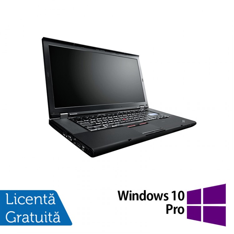 Laptop Lenovo ThinkPad W520, Intel Core i7-2860QM 2.50GHz, 16GB DDR3, 320GB SATA, Nvidia Quadro 1000 2GB, Webcam, 15.6 Inch + Windows 10 Pro