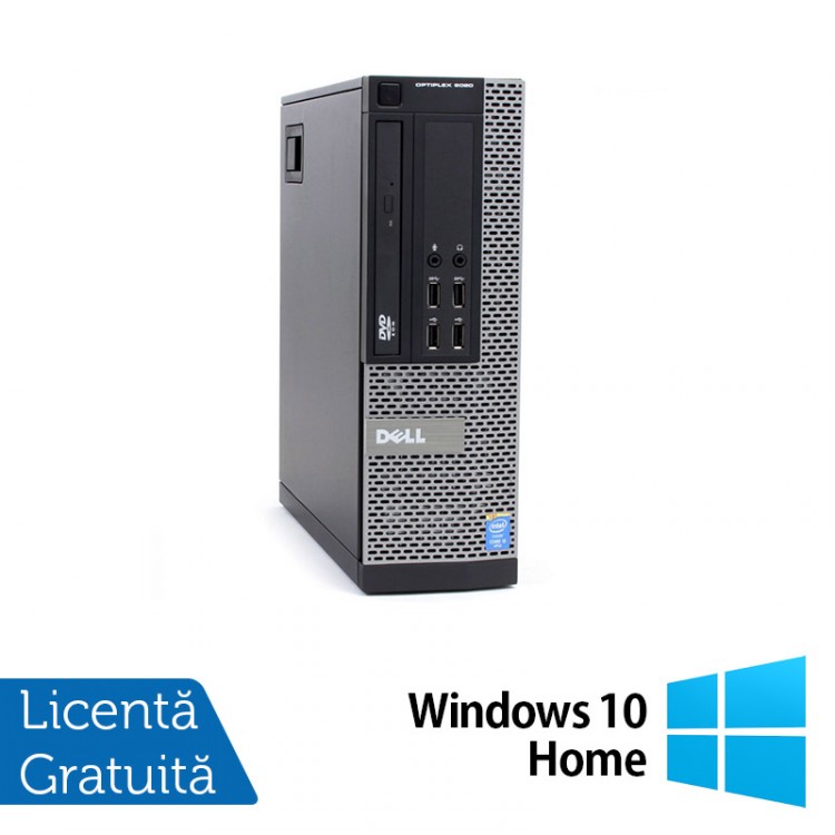 Calculator DELL OptiPlex 9020 SFF, Intel Core i5-4570 3.20GHz, 8GB DDR3, 500GB SATA, DVD-RW + Windows 10 Home